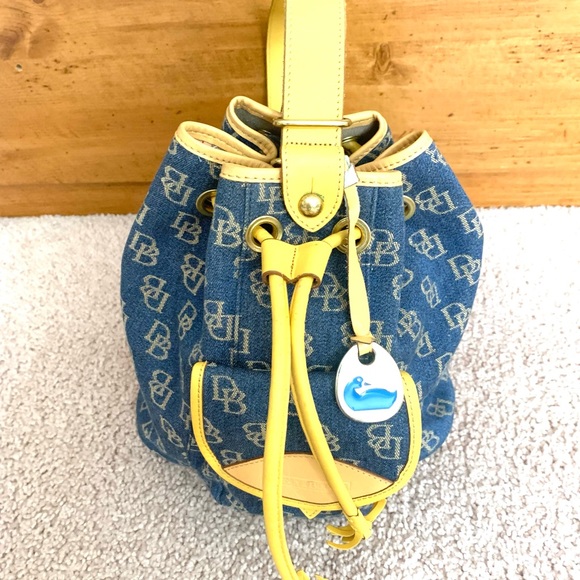 Dooney & Signature Sling Bucket Bag - Picture 1 of 12
